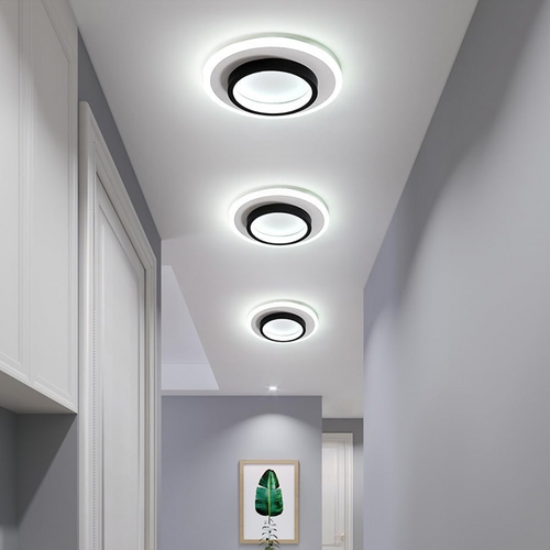 Runde Metall Acryl LED Deckenleuchte | Karnz