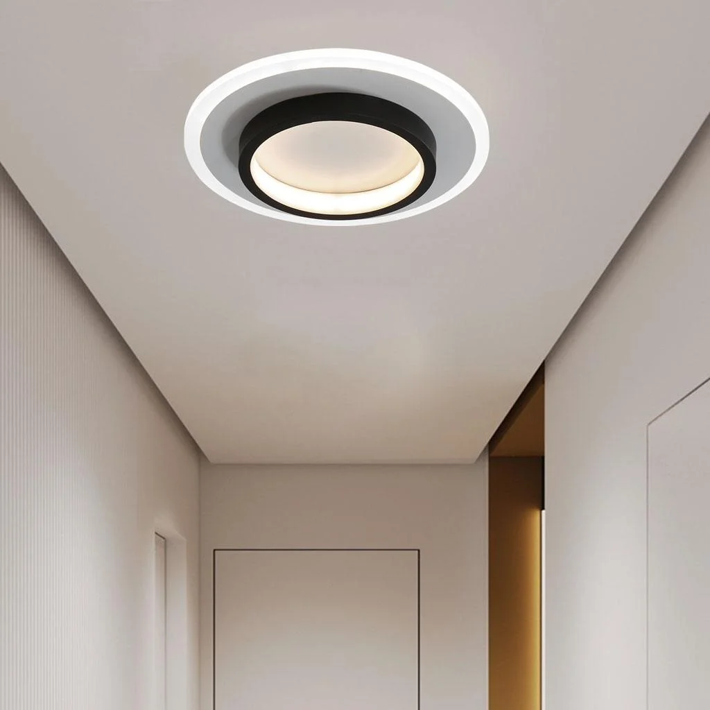 Runde Metall Acryl LED Deckenleuchte | Karnz