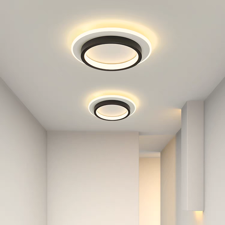 Runde Metall Acryl LED Deckenleuchte | Karnz