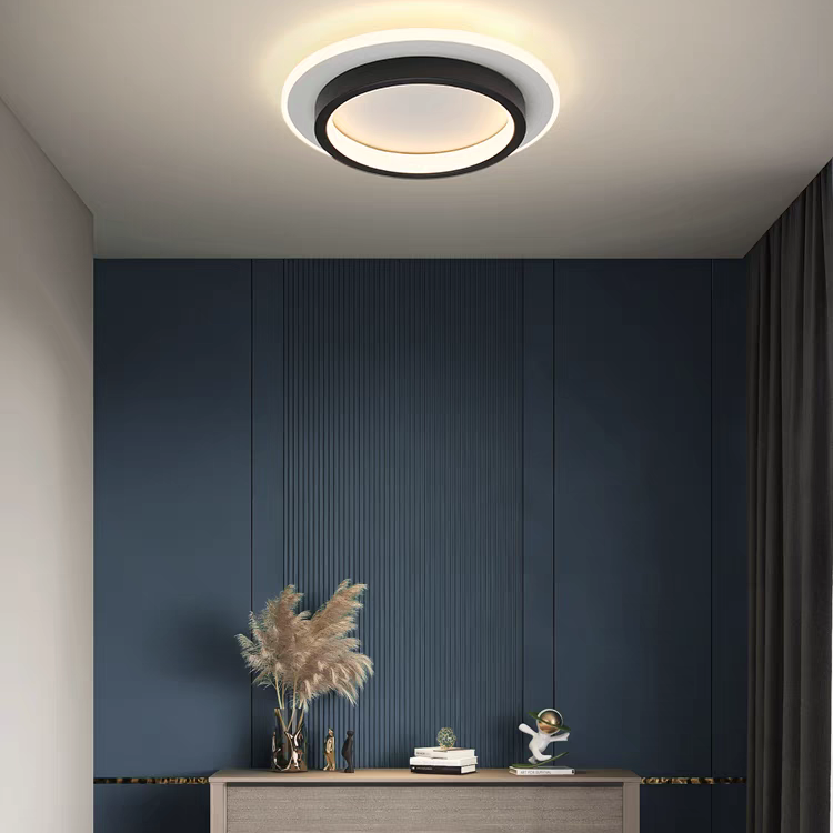 Runde Metall Acryl LED Deckenleuchte | Karnz