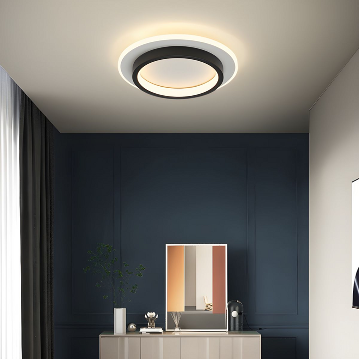 Runde Metall Acryl LED Deckenleuchte | Karnz