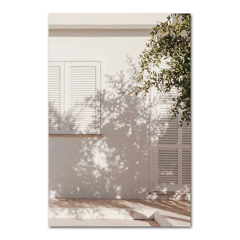 Rustikale Villa Lifestyle Wandkunst Fein Kunstleinwand Drucke Bohemian Galerie Wandbilder für Wohnzimmer Esszimmer Skandinavische Wohnkultur