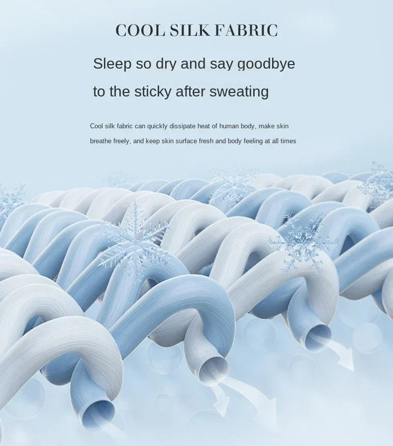 Air Condition Sommerdecke — Pure Color Eis-Seide Kühlende Decke, Leicht & Glatt Twin/Kingsize Bettdecke | Karnz