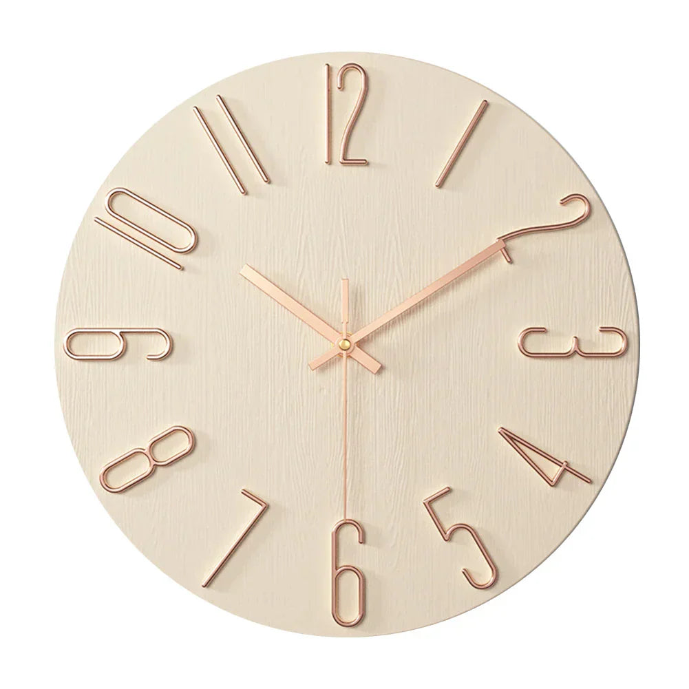 Stylische Designer-Wanduhr für elegante Innenräume