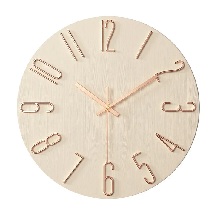 Stylische Designer-Wanduhr für elegante Innenräume