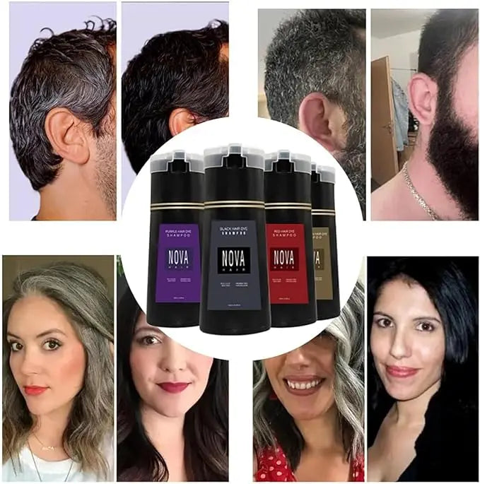 Karnz | NovaHair Instant Dye Shampoo – Schnelle Farbauffrischung für dein Haar