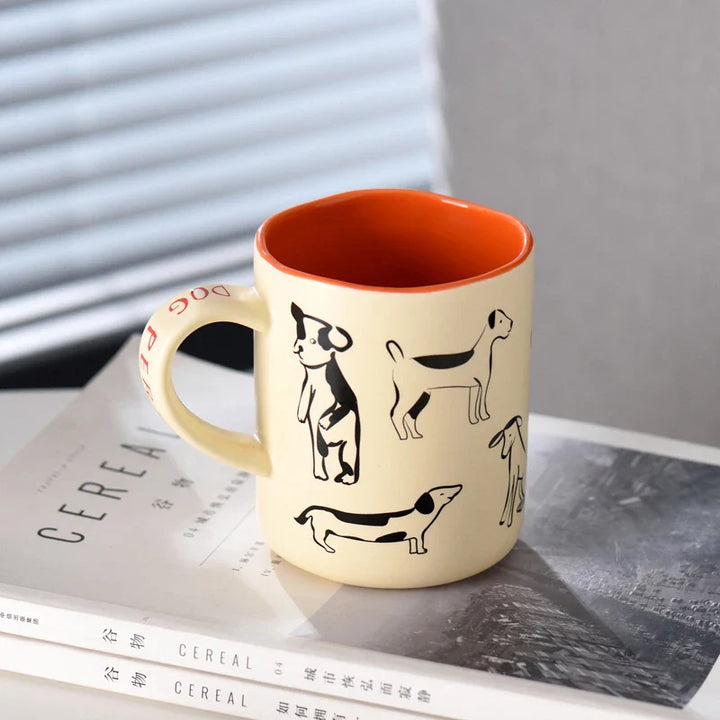 Bist du ein Katzen- oder ein Hundemenschen Kaffeebecher