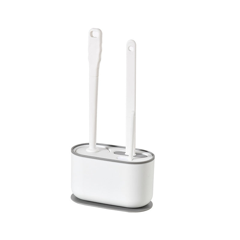 Karnz | Wandmontierter Toilettenreiniger Abflussbürsten Set