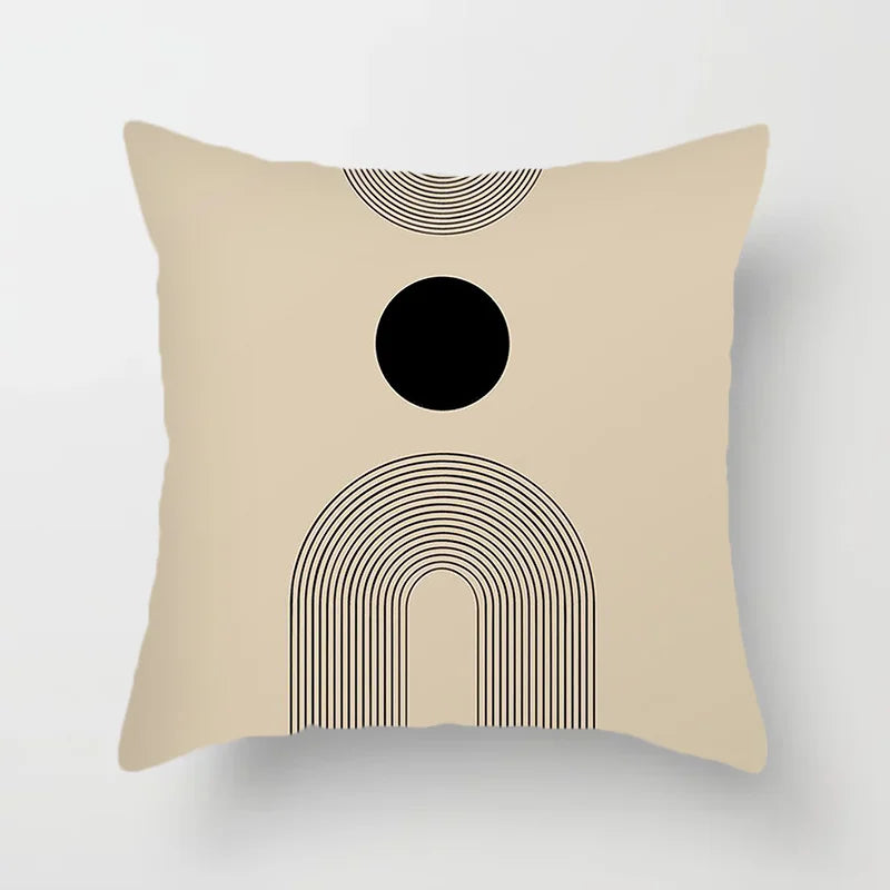Moderne Kunst Abstraktes Muster Dekokissenbezüge Kreative Linien Sofa Stuhl Kissenhüllen Dekokissen Fall Home Office Dekor | Karnz