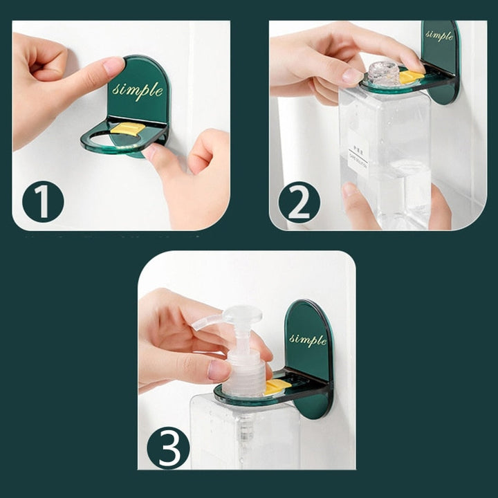 Minimal selbstklebender Badezimmerflaschenhalter | Karnz