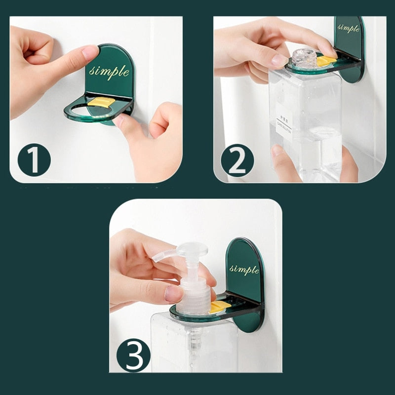 Minimal selbstklebender Badezimmerflaschenhalter | Karnz