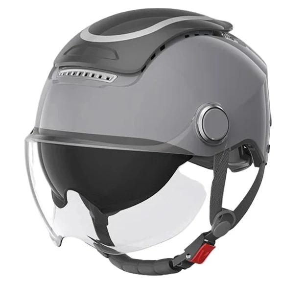 Offener Motorradhelm mit Doppelvisier und atmungsaktivem Sommerdesign – RiderMax