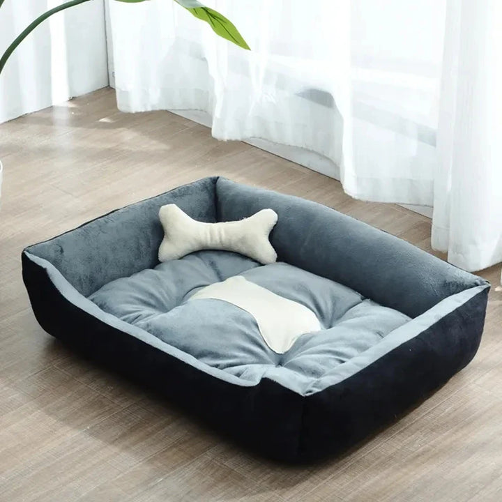 Modernes und gemütliches Leinen-Hundebett Karnz
