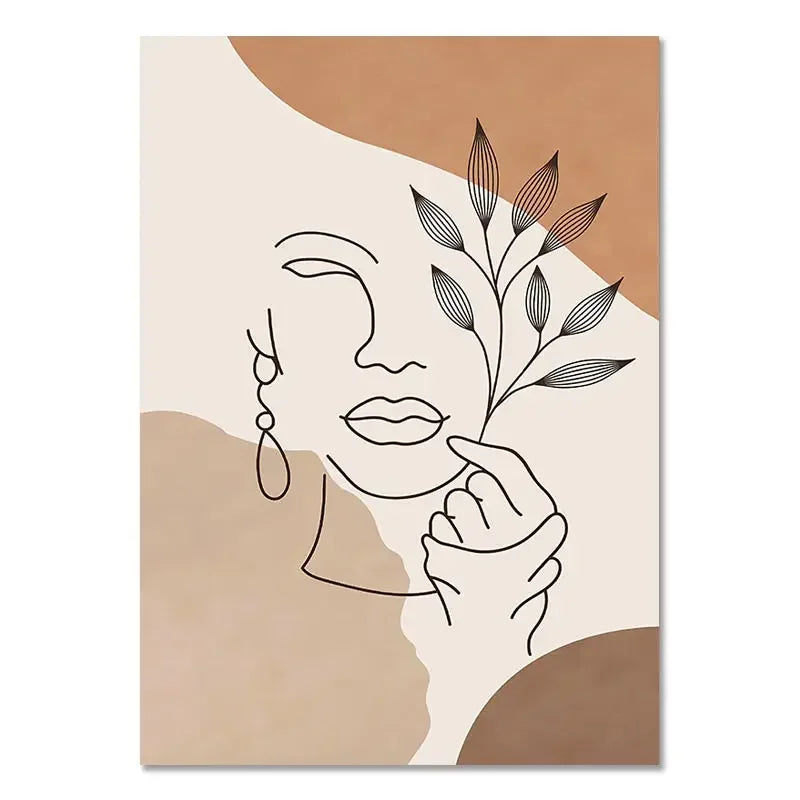 Minimalistische Terrakotta Sonnen abstrakte Wandkunst Fine Art Leinwanddrucke moderne Bilder für Wohnzimmer Schlafzimmer Galerie Wandkunst Dekor | Karnz