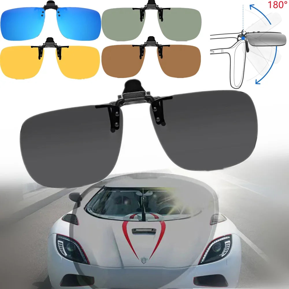 Polarisierte Clip-On-Sonnenbrille Vintage | Karnz