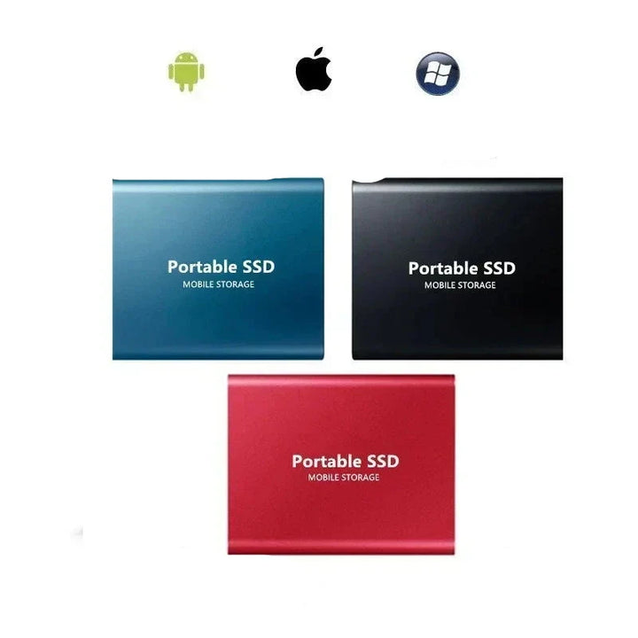 Tragbare SSD externe Festplatte mit Hochgeschwindigkeitsdatenübertragung und kompakt design