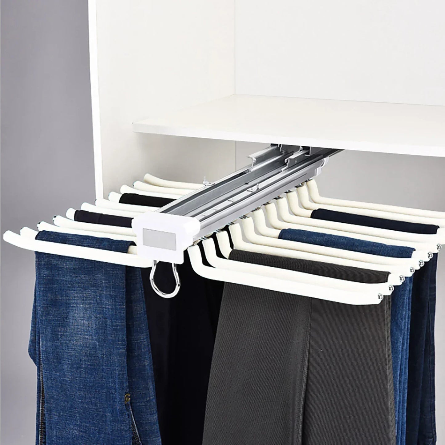 Smart Slide-Out Rail Tuch-Organizer