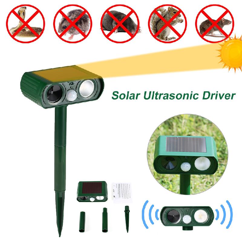 Solar Powered Ultrasonic Animal Repeller | Karnz