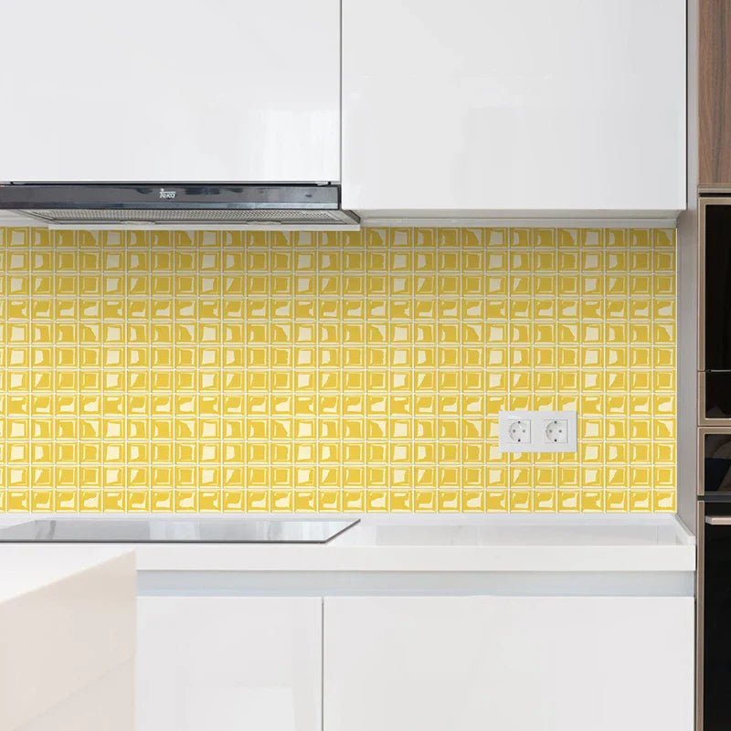 DecoMosaic 3D Mosaik Wandfliesen Aufkleber Karnz