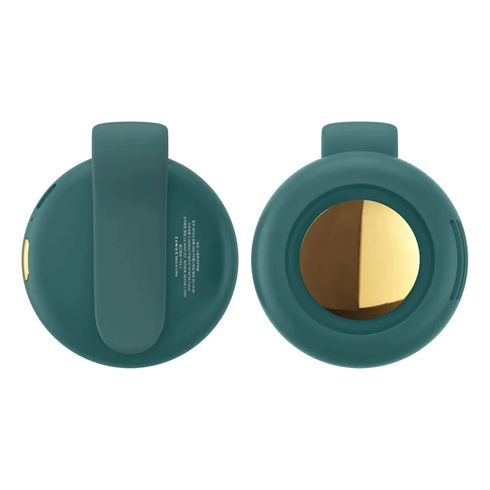 Tragbarer Mini-Handheld bladeless Ventilator – Wiederaufladbarer Clip-On Taille- oder Desktop-Ventilator für Outdoor-Belüftung | Karnz