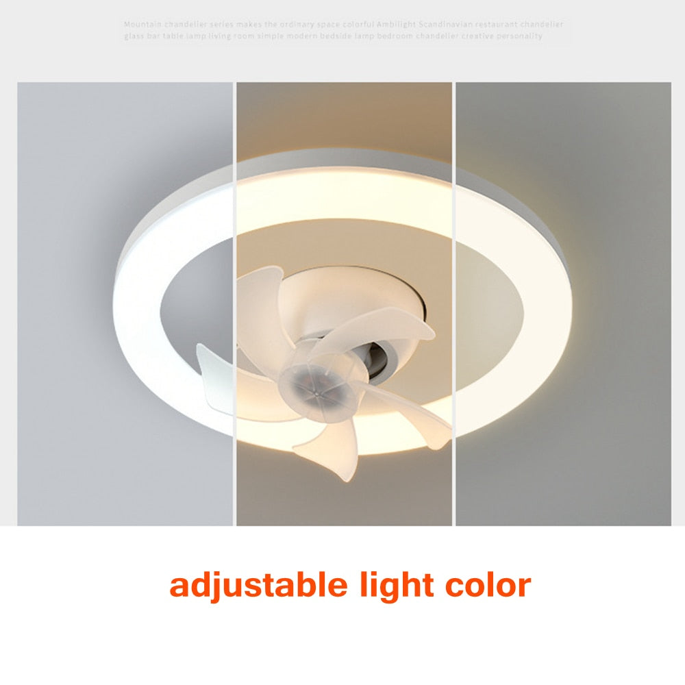 2in1 Radiant Rotating RC Deckenventilatorlampe | Karnz