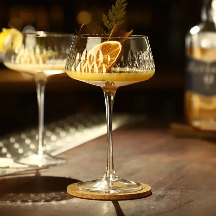 Elegantes 2-teiliges Cocktail Coupe Set Karnz