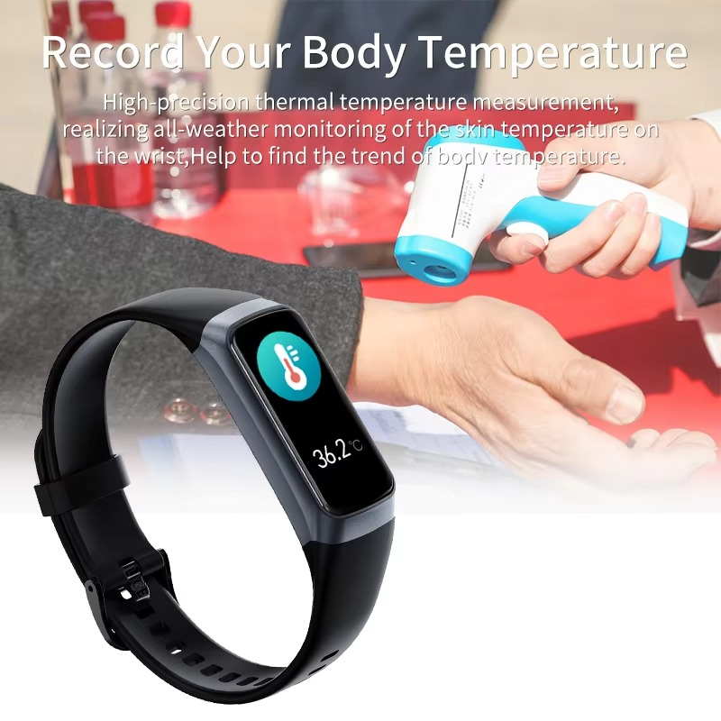 Intelligente Fitnessuhr für Damen und Herren mit wasserdichtem Design und Gesundheitstracking