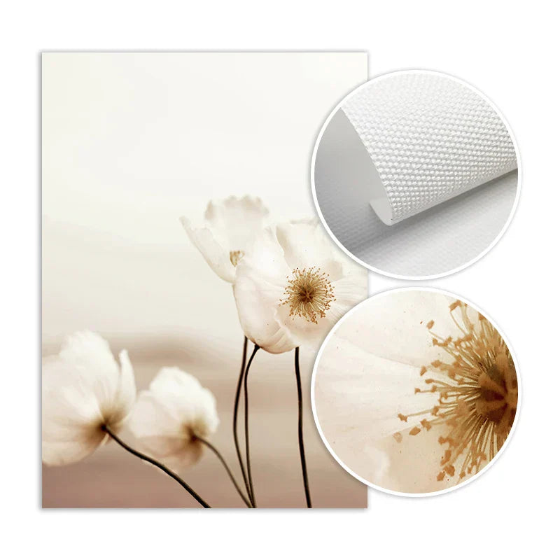 Einfache Natur Flora-Landschaft Galerie Wandkunst Fine Art Leinwanddrucke Minimalistische Nordic Bilder für das Wohnzimmer Skandinavische Wohnkultur | Karnz