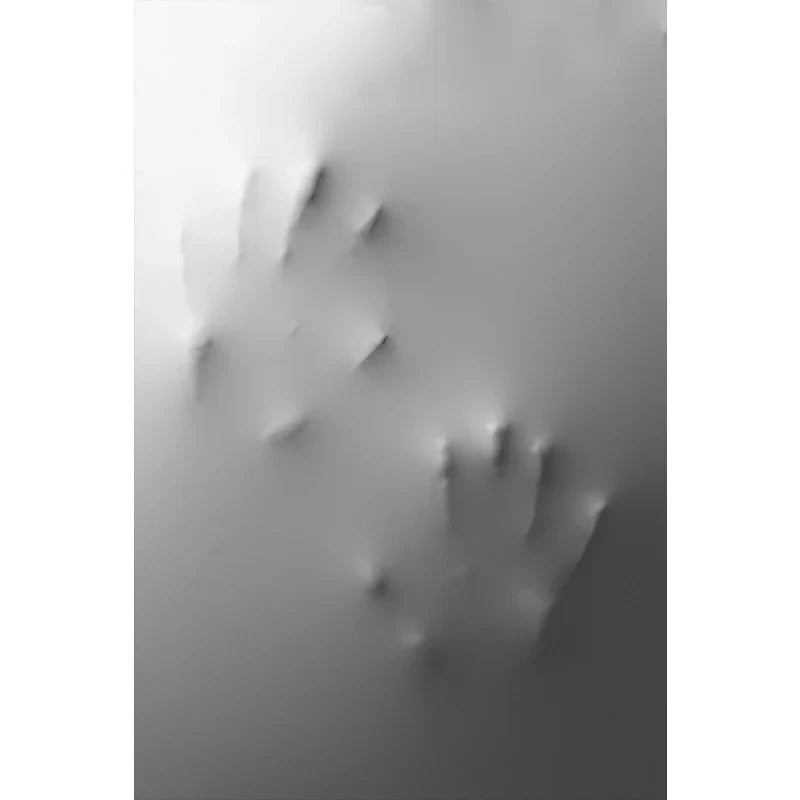 Moderne Kunst Abstrakte Gespenstische Figuren In Der Wand Leinwanddrucke Schwarz Weiß Wandkunst Poster Bilder Für Wohnzimmer Schlafzimmer Kunst Dekor | Karnz