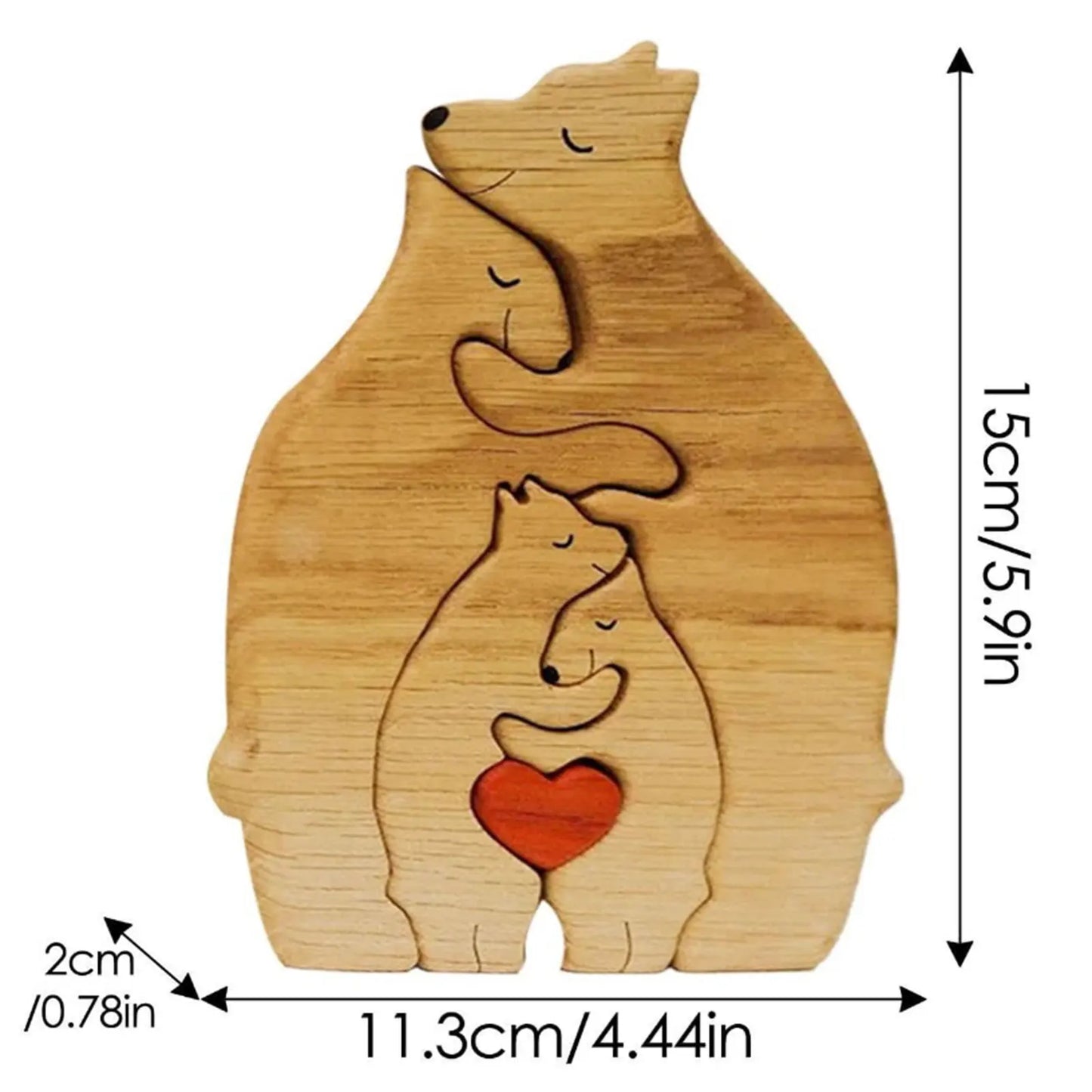 Loving Bears Ineinandergreifendes Puzzle Deko