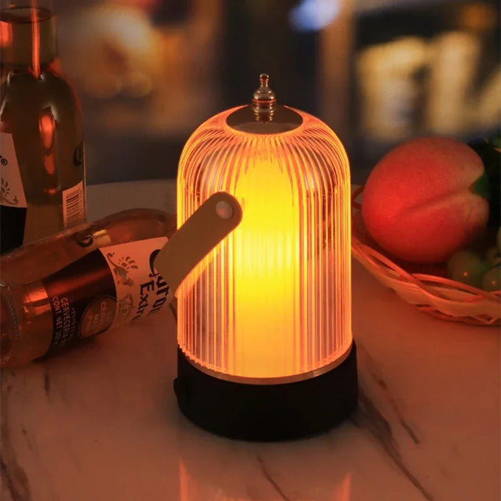 Tragbare Retro Vogelkäfig Tischlampe – Vintage LED Beleuchtung im klassischen Design | Karnz