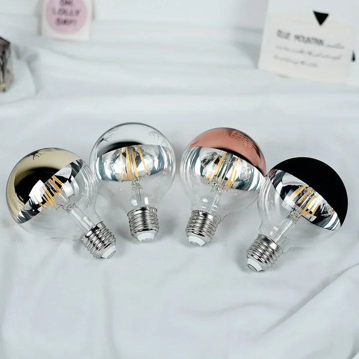 Vintage LED Glühbirne – Retro Tischleuchte mit Holzsockel | Karnz