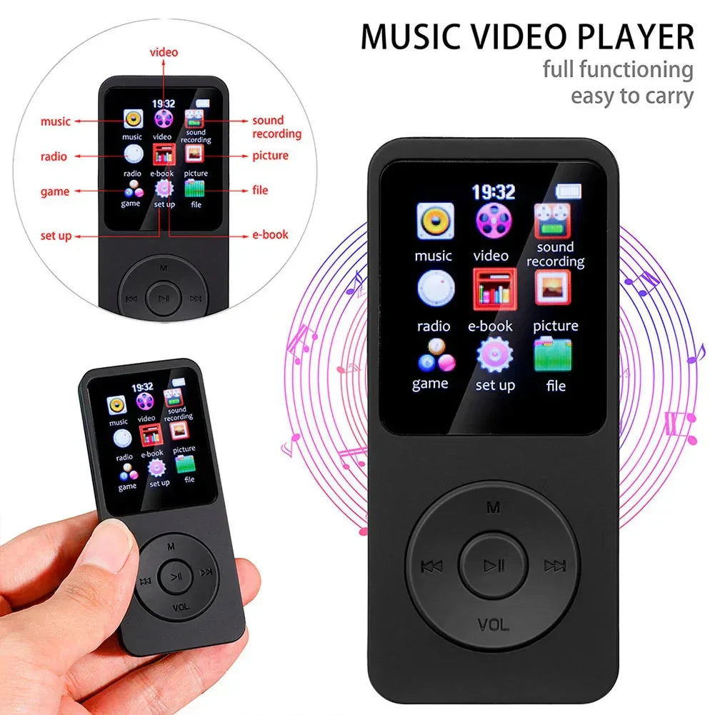 MP3-Player – Kabelloses HiFi-Audio mit Bluetooth und multifunktionaler Medienunterstützung