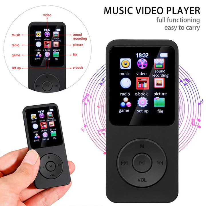 MP3-Player – Kabelloses HiFi-Audio mit Bluetooth und multifunktionaler Medienunterstützung