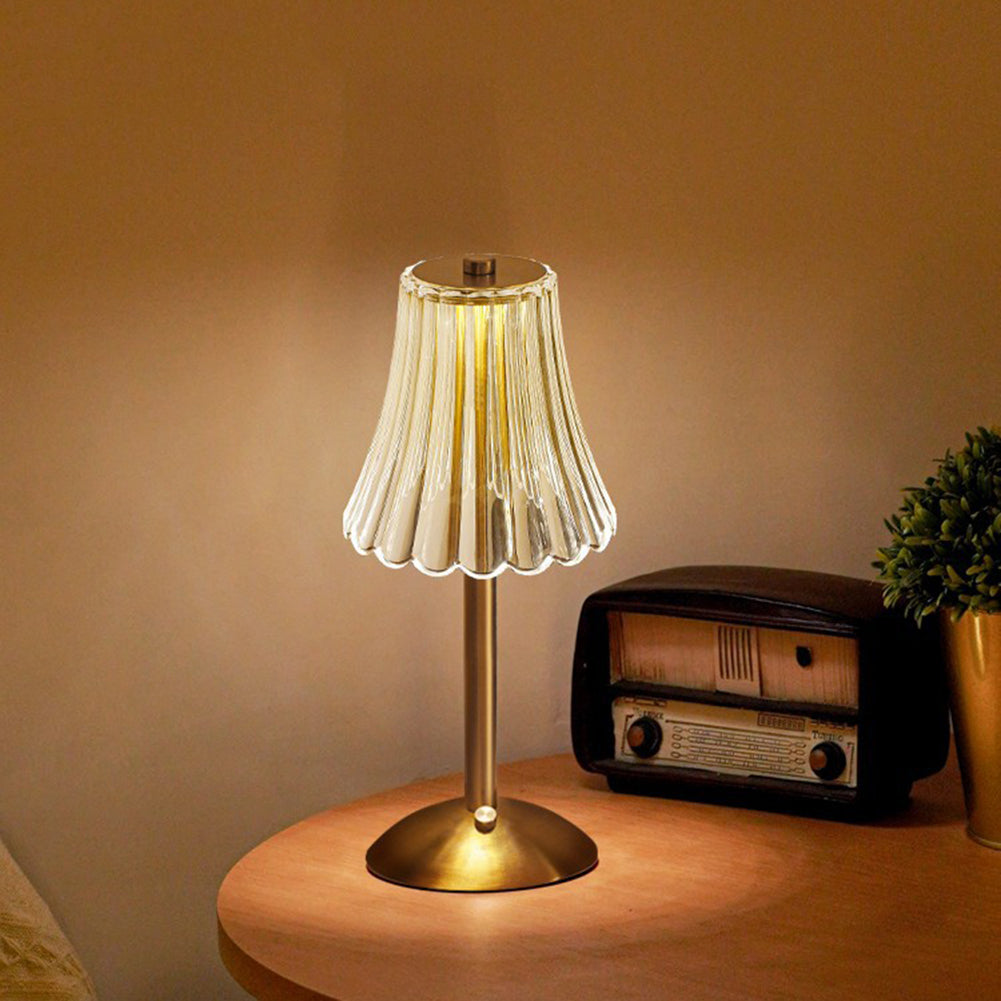 LED Retro Tischlampe USB aufladbar - BrillianceGlow | Karnz