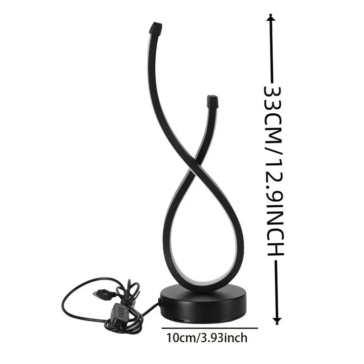 Karnz | Lumoara LED Tischlampe | Dimmbar | 3 Lichtfarben | Modernes Design