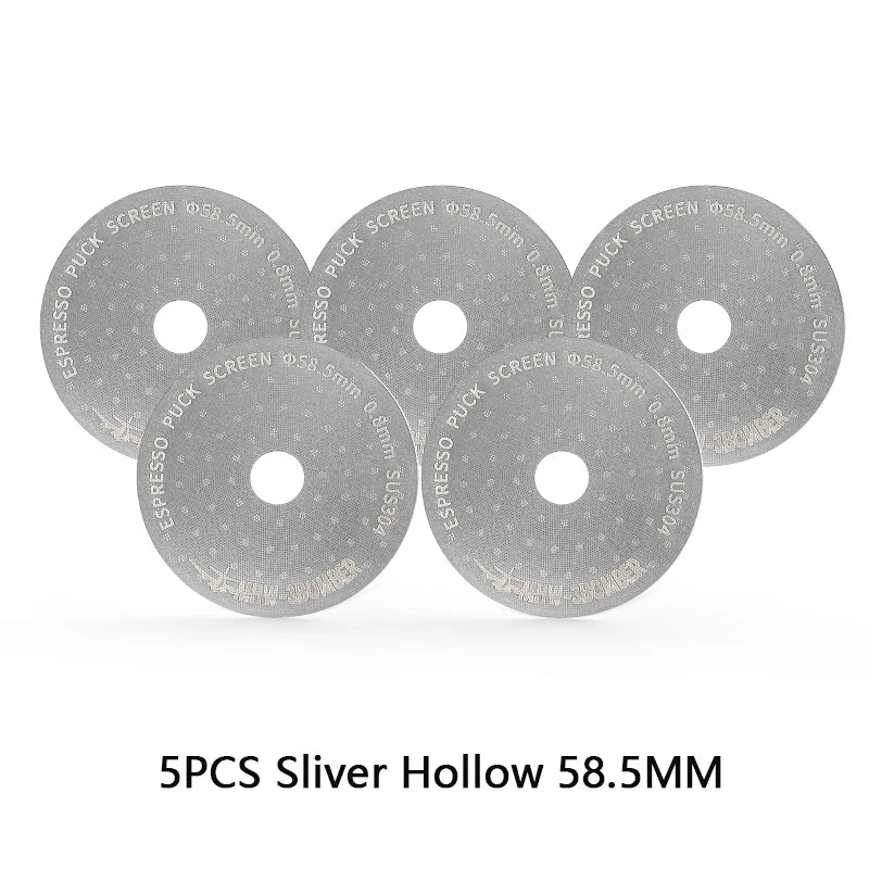 MHW-3BOMBER 51/53/58.5mm Espresso Puck Screen Doppel-Layer Metall Kaffee Wiederverwendbarer Filter