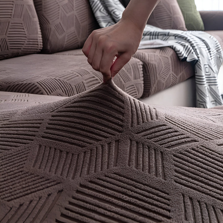 Jacquard-Sofa-Hosen mit geometrischer Patrouille - Zacht und Tierwelt | Ideal zum Schutz und für gemütliche Wohnräume