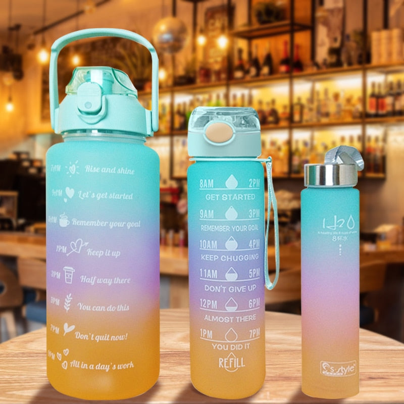 All Day Hydrate Zeit Marker Wasserflasche | Karnz