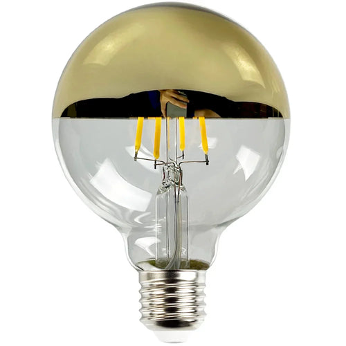 Vintage LED Glühbirne – Retro Tischleuchte mit Holzsockel | Karnz