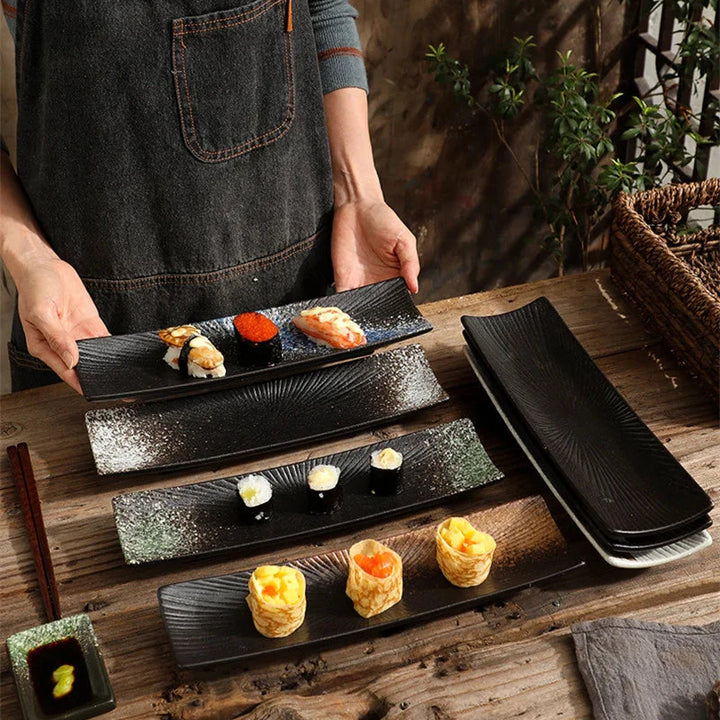 Minimalistische Sushi Teller Karnz