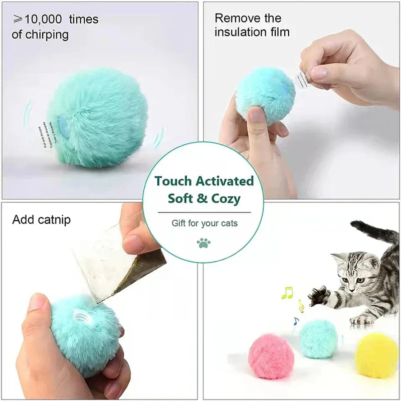 – Intelligenter interaktiver Plüschball für Katzen | 1 kaufen, 1 gratis dazu 🎁