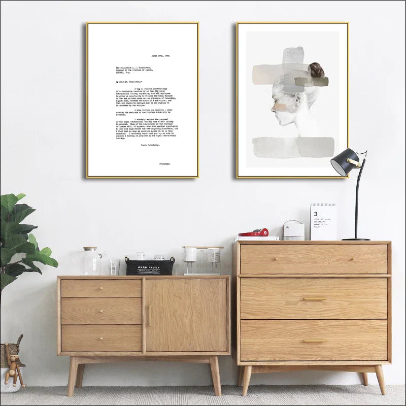 Minimalistische Design-Trends Galerie Wandkunst Fine Art Leinwanddrucke Nordische Bilder Für Wohnzimmer Schlafzimmer Skandinavische Wohnkultur
