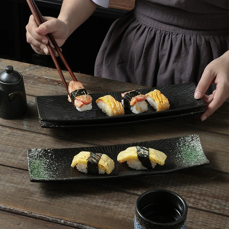Minimalistische Sushi Teller Karnz