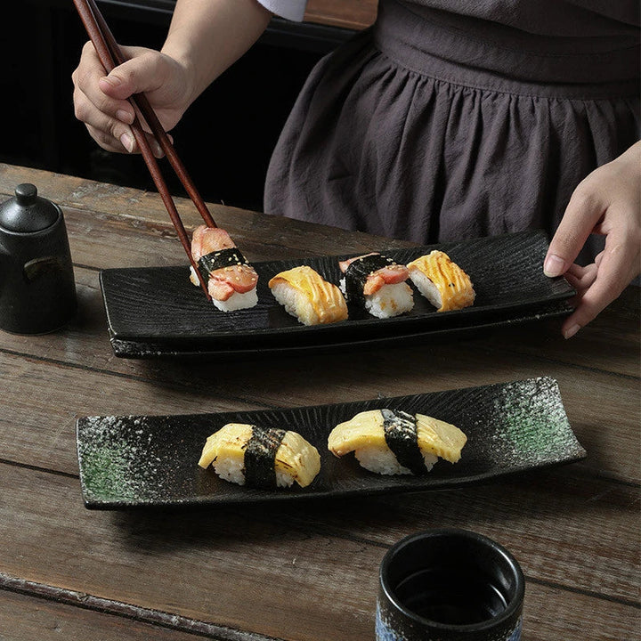 Minimalistische Sushi Teller Karnz