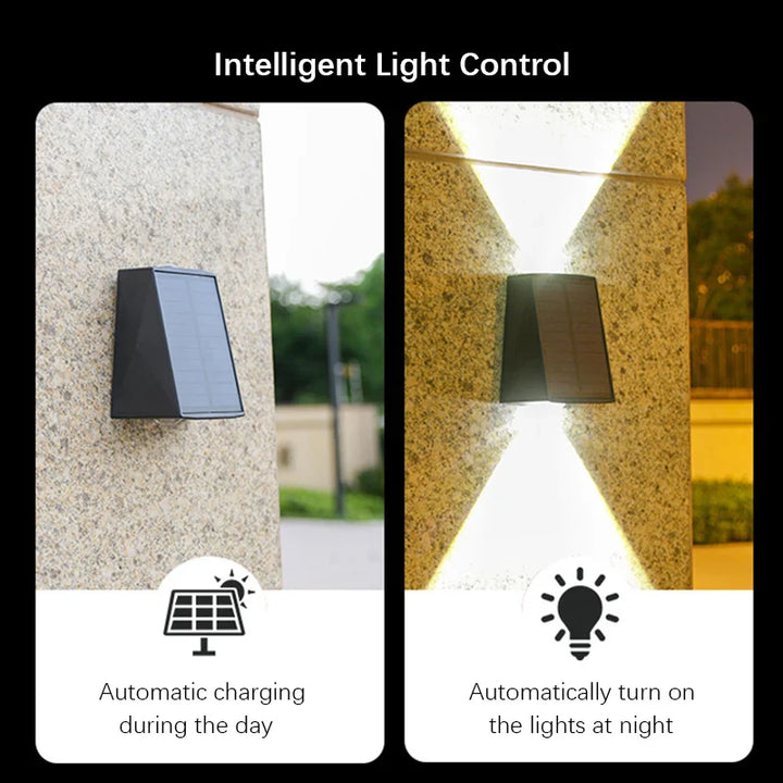 Solar LED Wandlicht Karnz