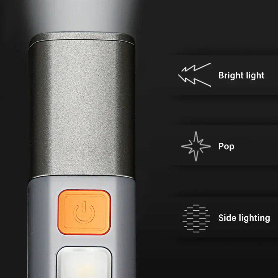 Ultra-Helles Long Shot USB wiederaufladbare Taschenlampe | Karnz