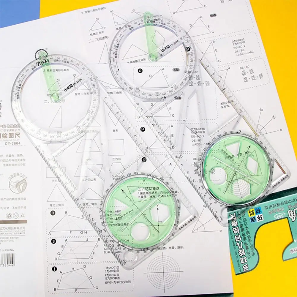Mathe-Genie Multi-Winkel Zeichen Präzisions-Lineal | Karnz
