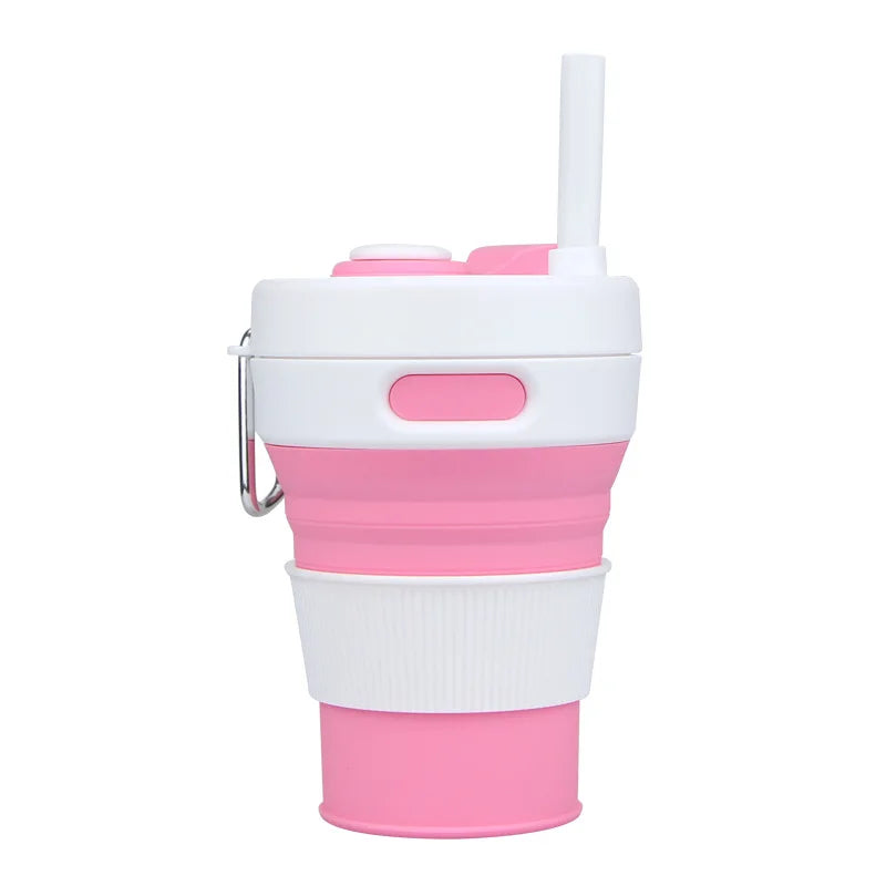 Wiederverwendbare tragbare Sip-and-Go zusammenklappbare Tasse | Karnz