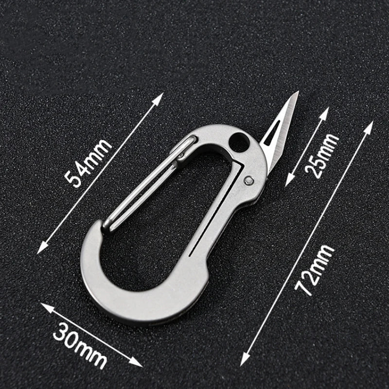 Titanlegierung EDC Multi-Tool Schlüsselanhänger Messer | Karnz
